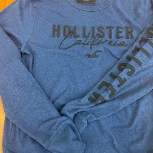 Hollister Blue Long Sleeve Shirt